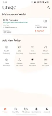 Ubiqc - Insurance Wallet android App screenshot 4